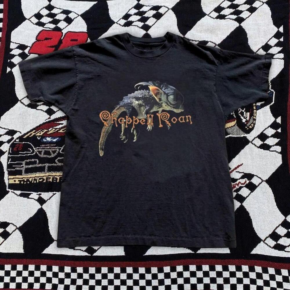 Style Black And Orange Opper Roan Cotton T-Shirt